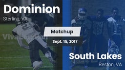 Matchup: Dominion vs. South Lakes  2017