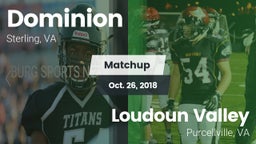 Matchup: Dominion vs. Loudoun Valley  2018