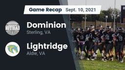 Recap: Dominion  vs. Lightridge  2021