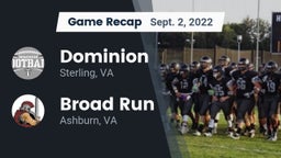 Recap: Dominion  vs. Broad Run  2022