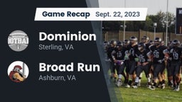 Recap: Dominion  vs. Broad Run  2023