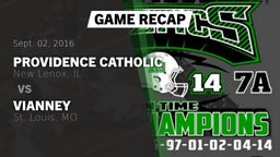 Recap: Providence Catholic  vs. Vianney  2016