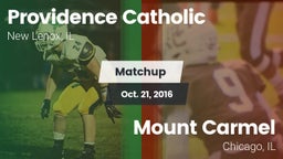 Matchup: Providence Catholic vs. Mount Carmel  2016