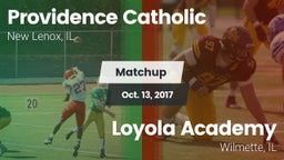 Matchup: Providence Catholic vs. Loyola Academy  2017