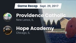 Recap: Providence Catholic  vs. Hope Academy  2017