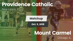 Matchup: Providence Catholic vs. Mount Carmel  2018