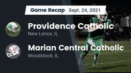 Recap: Providence Catholic  vs. Marian Central Catholic  2021
