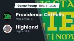 Recap: Providence Catholic  vs. Highland  2023