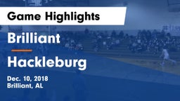 Brilliant  vs Hackleburg  Game Highlights - Dec. 10, 2018