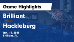 Brilliant  vs Hackleburg  Game Highlights - Jan. 15, 2019