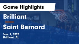Brilliant  vs Saint Bernard  Game Highlights - Jan. 9, 2020