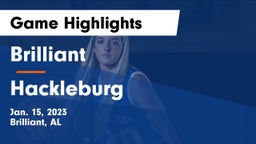 Brilliant  vs Hackleburg  Game Highlights - Jan. 15, 2023