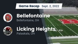 Recap: Bellefontaine  vs. Licking Heights  2022