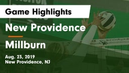 New Providence  vs Millburn  Game Highlights - Aug. 23, 2019