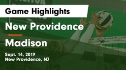 New Providence  vs Madison  Game Highlights - Sept. 14, 2019