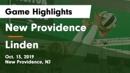 New Providence  vs Linden  Game Highlights - Oct. 13, 2019