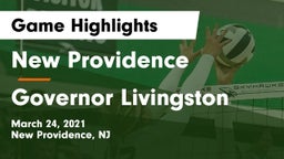 New Providence  vs Governor Livingston  Game Highlights - March 24, 2021