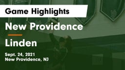 New Providence  vs Linden  Game Highlights - Sept. 24, 2021