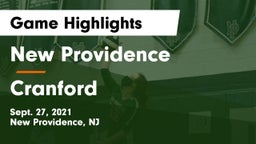 New Providence  vs Cranford  Game Highlights - Sept. 27, 2021