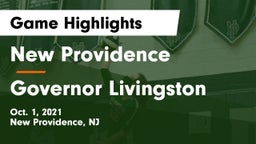 New Providence  vs Governor Livingston  Game Highlights - Oct. 1, 2021