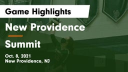 New Providence  vs Summit  Game Highlights - Oct. 8, 2021