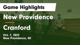 New Providence  vs Cranford  Game Highlights - Oct. 7, 2022