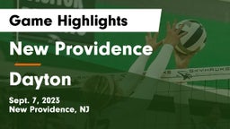New Providence  vs Dayton  Game Highlights - Sept. 7, 2023