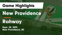 New Providence  vs Rahway  Game Highlights - Sept. 28, 2023