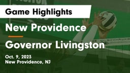 New Providence  vs Governor Livingston  Game Highlights - Oct. 9, 2023