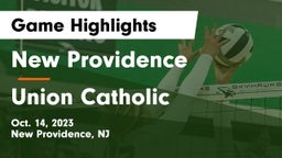 New Providence  vs Union Catholic  Game Highlights - Oct. 14, 2023