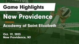 New Providence  vs Academy of Saint Elizabeth Game Highlights - Oct. 19, 2023