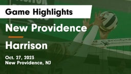 New Providence  vs Harrison  Game Highlights - Oct. 27, 2023