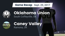Recap: Oklahoma Union  vs. Caney Valley  2017