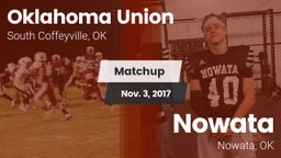 Matchup: Oklahoma Union vs. Nowata  2017