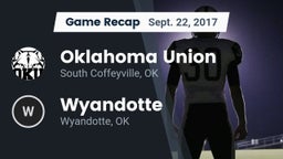Recap: Oklahoma Union  vs. Wyandotte  2017