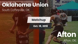 Matchup: Oklahoma Union vs. Afton  2018