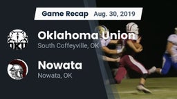 Recap: Oklahoma Union  vs. Nowata  2019