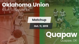 Matchup: Oklahoma Union vs. Quapaw  2019