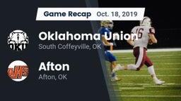 Recap: Oklahoma Union  vs. Afton  2019