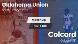 Matchup: Oklahoma Union vs. Colcord  2019