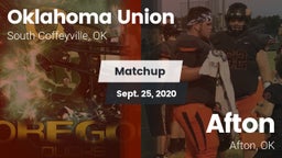 Matchup: Oklahoma Union vs. Afton  2020
