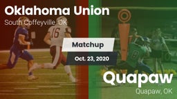 Matchup: Oklahoma Union vs. Quapaw  2020