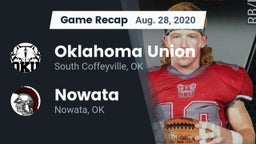 Recap: Oklahoma Union  vs. Nowata  2020