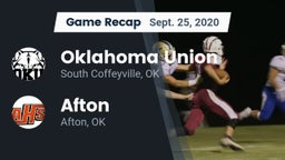 Recap: Oklahoma Union  vs. Afton  2020