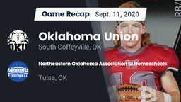 Recap: Oklahoma Union  vs. Northeastern Oklahoma Association of Homeschools 2020