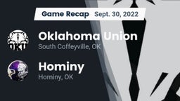 Recap: Oklahoma Union  vs. Hominy  2022
