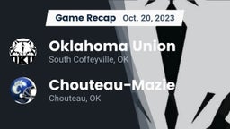 Recap: Oklahoma Union  vs. Chouteau-Mazie  2023