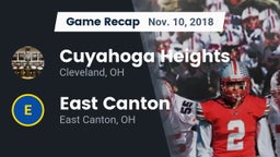 Recap: Cuyahoga Heights  vs. East Canton  2018