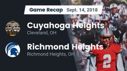 Recap: Cuyahoga Heights  vs. Richmond Heights  2018