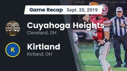 Recap: Cuyahoga Heights  vs. Kirtland  2019